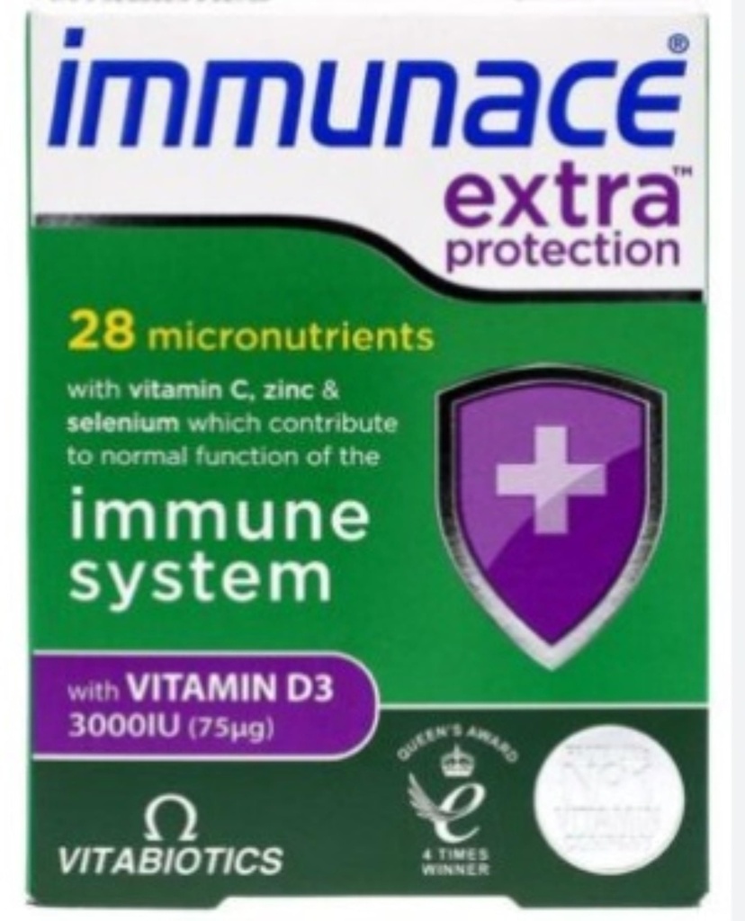 Vitabiotics Immunace Extra Protection 30 Tablets