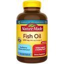 Nature Made Fish Oil Omega 3 Supplementen, 1200 mg Softgels, Omega 3 Visolie voor gezonde hartondersteuning, 150 Softgels, 75 dagen levering