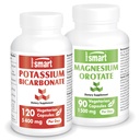 Supersmart - Potassium Bicarbonate and Magnesium Orotate Mineral Support Bundle | Non-GMO & Gluten Free - Vegetarian Capsules
