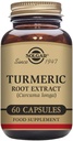 Solgar Standardized Turmeric Root Extract 400 mg, 60 plantaardige capsules - Antioxidant Ondersteuning voor hersenen, gewrichts-, & immuungezondheid - Non-GMO, veganistisch, glutenvrij, zuivelvrij, Kosher - 60 porties