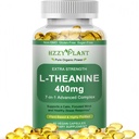 L Theanine Softgels, High Absorption L-Theanine 400 mg for Women & Men, Extra Strength L Theanine Stress Relief with Ashwagandha, Lemon Balm for Calm Focus & Mood Balance, Plant Based, Non-GMO, Vegan