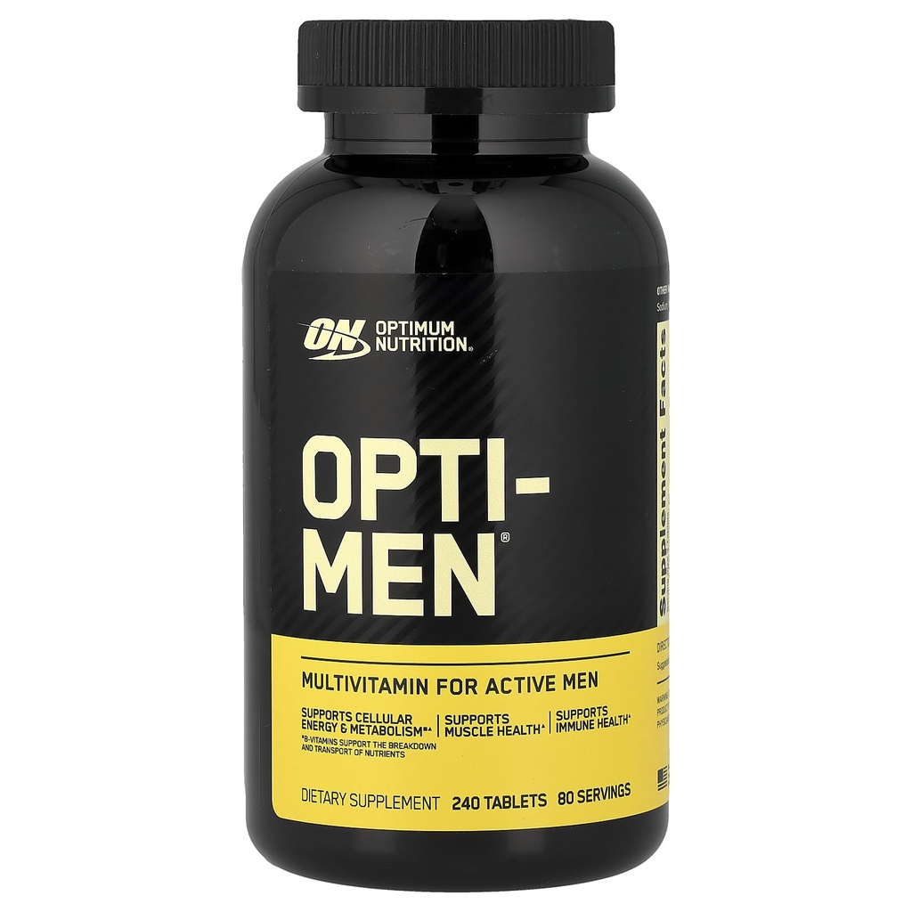 Optimale voeding Opti-Men Daily Multivitamine Supplement, 240 Tel.