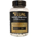 Calcium, Magnesium, Zinc & Vitamin D3.LUAL Calcium Magnesium Zinc with Vitamin D – Bone & Muscle Support Supplement for Adults, 250 Coated Caplets Dietary Supplement, 250 Count