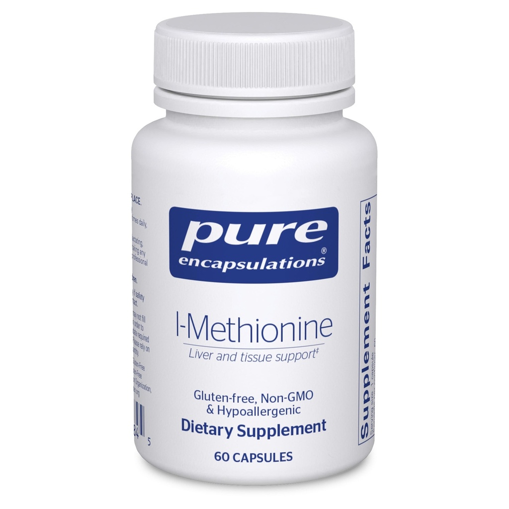 Pure Encapsulations L-Methionine | Glutathione and Amino Acid Supplement for Joints, Liver and Pancreas Support, Antioxidants, and Nervous System* | 60 Capsules