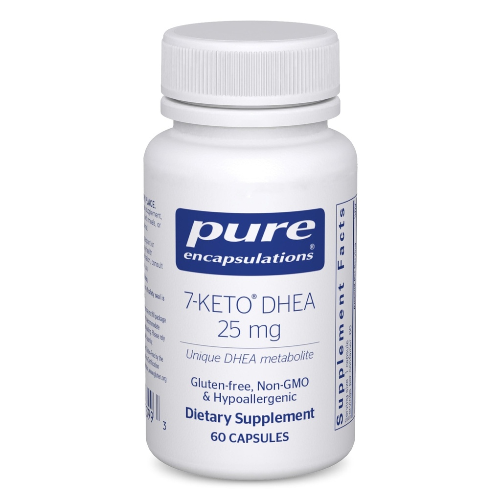 Pure Encapsulations 7-Keto DHEA 25 mg | Unique DHEA Metabolite Supplement to Support Thermogenesis* | 60 Capsules