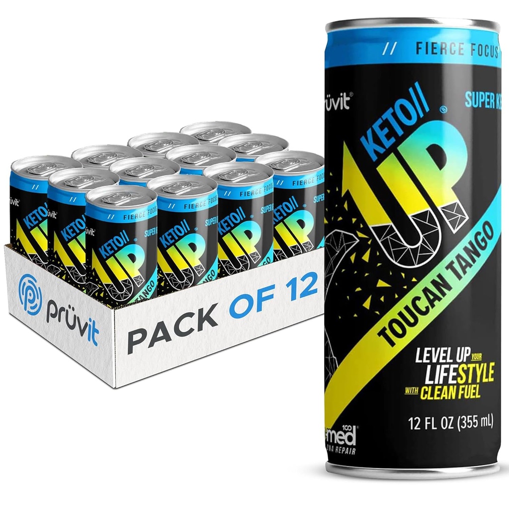La boisson Toucan Tango Keto//Up® – Cétones prêtes à boire pour les hommes et les femmes - 12 packs