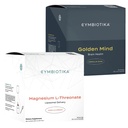 CYMBIOTIKA Liposomal Magnesium L-Threonate & Golden Mind Bundle for Adults, Brain Memory Focus Supplement, with Gotu Kola, Brain Fog & Cognitive Function Support, Keto, Vegan, Gluten Free