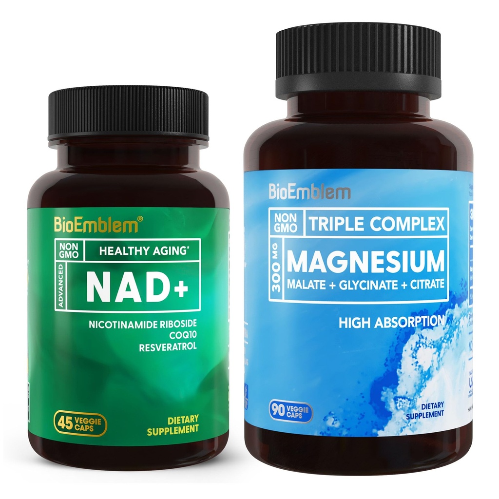 BioEmblem Triple Magnesium Complex and NAD+ Supplement