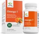 Terry Naturally Omega-7 - Dieetsupplement met essentiële vetzuren - Voedingssupplement ter ondersteuning van de huidgezondheid met Sea Buckthorn, Berry Pulp & Seed Oil - 60 Softgels (pakket van 2)