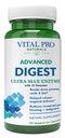 Vital Pro Naturals Geavanceerde Digest Natuurlijke Digestieve Enzyme Ondersteuningen De afbraak van eiwitten, vetten en koolhydraten vermindert en vermindert incidenteel gas, opgeblazen gevoel en indigestie 90 capsules