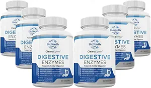 Labs Natuurlijke Digestieve Enzymen & Probiotische Supplement voor Volwassenen, 360 Capsules - Nutrische Blend van Digestieve Enzymen & Voordelen Probiotica voor Digestie & Digestieve Gezondheid.
