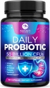 Probiotica 60 miljard CFU - 10 strains + digestieve enzymen & prebiotica - Best Probiotica voor vrouwen & mannen, Ondersteunt Immune, Gut Health, Occasional Constipatie, diarree, Gas & Bloating - 120 Capsules