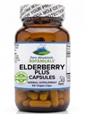 Pure Mountain Botanicals Vlierbes Supplement - Vegan Kosher Capsules met 750mg Biologische Vlierbes en 200mg Vlierbloesem