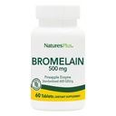 Natures Plus Bromelain - 500 mg - Natural Proteolytische Supplement - 60 Vegetarische tabletten (60 porties)