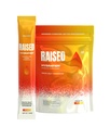 Raised Hydration+ Electrolyte Drink Mix | Zero Sugar | Magnesium Glycinate, Vitamin C & D | Daily Hydration Powder for Energy, Focus & Recovery | 15 Stick Packs | Peach Flavor