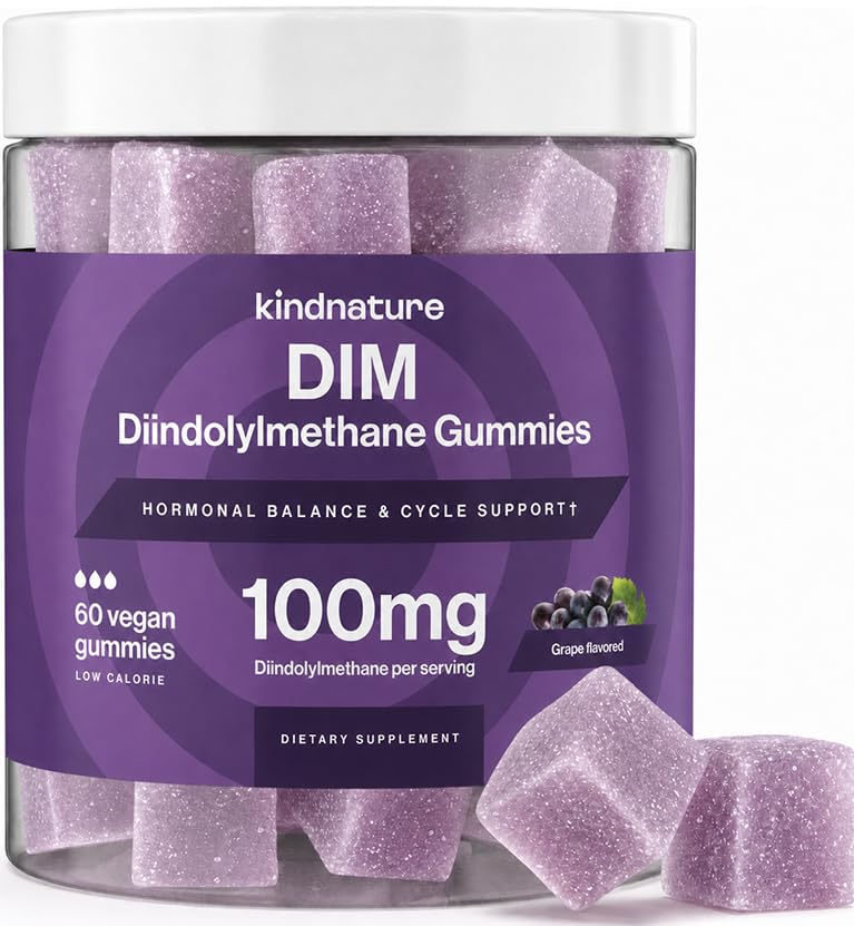 vriendelijke natuur DIM supplement Gummies - 100mg DIM Gummies