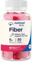 Nutricost Kids Fiber Gummies (Berry) 60 Gummies - Dietary Fiber Support for Kids, for Ages 4+, Vegan-Friendly, GMO-Free, Gluten-Free, 30 Servings
