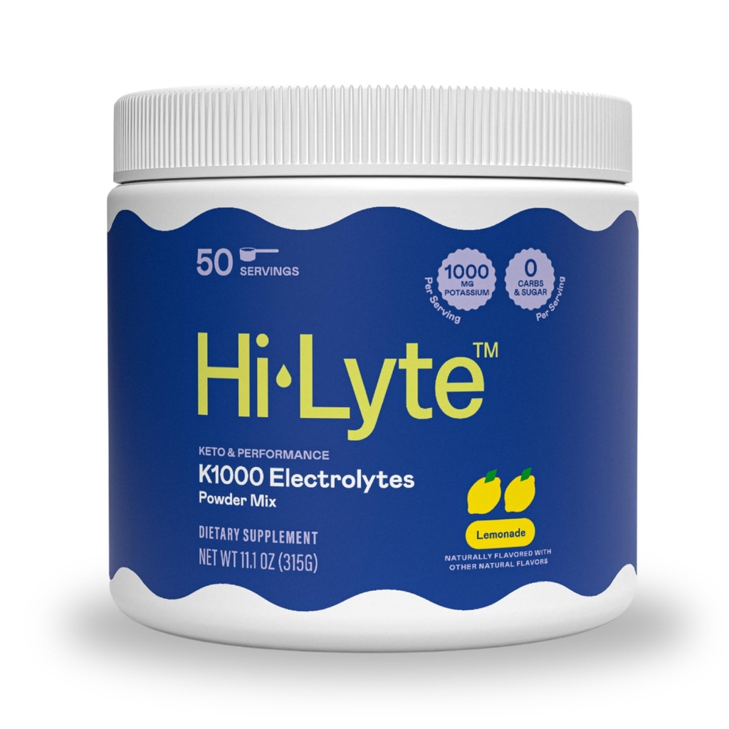 Hi-Lyte Keto K1000 Poudre d'électrolyte de Lémonade de L'hydratation Supplément de boisson Mélange de Boost Energy & Beat Jambe Crampes de Lyte