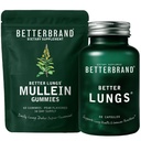 Betterbrand Better Longs Health Pack - BetterLungs & Mullein Gummies - Complete Respiratory Wellness Pack: BetterLungs & Mullein Gummies - 30 Day Supply