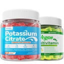 NEVISS Vegan Multivitamin Gummies with Potassium Citrate 1000mg Gummies