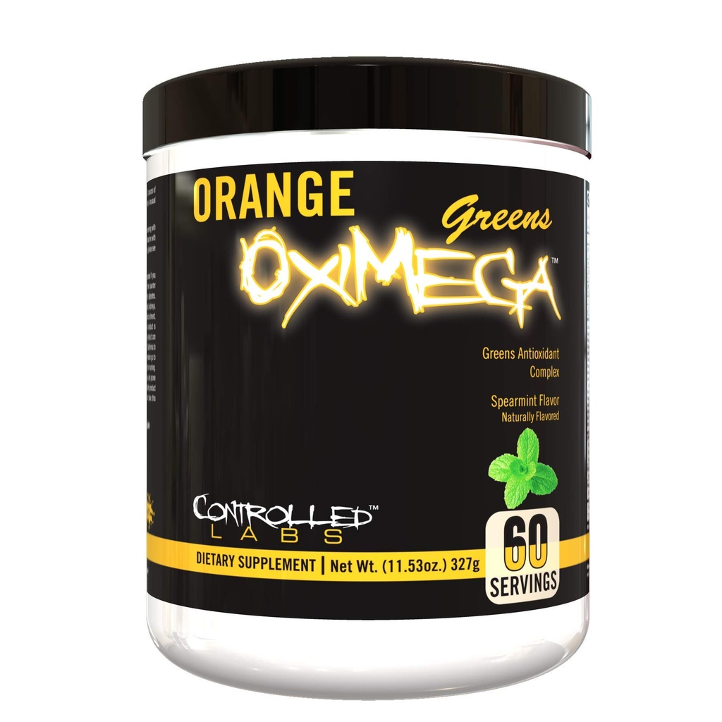Gecontroleerde Labs Orange OxiMega Greens Spearmint -- 0,72 lb