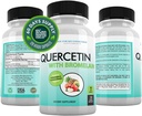 DOCTOR AANVAARDE supplementen Quercetin 800mg w/Bromelain 165mg per portie- 120 Veggie Capsules-Volledig 60 dagen aanvoer, Vitaminesupplement voor ondersteuning & Bioflavonoïden, Glutenvrij, Non-GMO