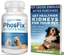 PhosFix pour les chats et les chiens: Binder Phosphorus pour les chats et les chiens pour soutenir les niveaux de phosphore normaux et la fonction rénale, Chitosan pour rétablir la santé rénale naturellement. Un supplément spécial pour le renal
