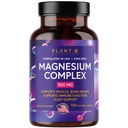 Plant.O Premium Magnesium Supplement [Vegan Oxide & Citraat, 500mg] Hoge Absorptie Complex voor Slaap, Kalm, Spierontspannende, Natuurlijke Energie, Non-GMO 120 Veggie Capsules