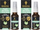 Bijen en u ruwe honing keel Spray, 100% Pure Propolis Extract, Immune Support, Sore Throat & Congestie Relief, Orale Gezondheid, Antioxidanten, Natuurlijke, Keto, Paleo, Glutenvrije