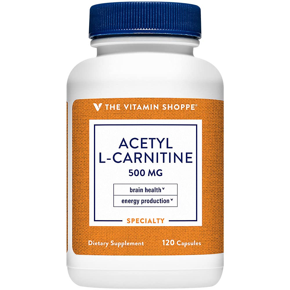 Acetyl-L-Carnitine 500mg Ondersteunt gezonde hersen- en geheugenfunctie, bevordert energieproductie 