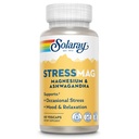 Solaray StressMag – Magnesium Glycinate Plus Ashwagandha for Women and Men - Relaxation, Mood & Occasional Stress Support – Magnesium Supplement with Bisglycinate – 30 Servings, 60 VegCaps