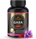 GOLDEN SAFFRON - GABA + Saffron Extract supplement - Unieke en krachtige niet-GMO-supplement voor het bevorderen van ontspanning, rust en goede ondersteuning - Made in The USA with No Added Sugar