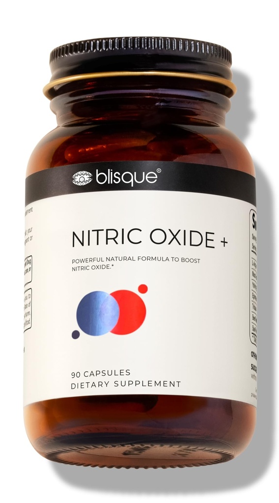 Blisque – supplément naturel de booster à oxyde nitrique pour le soutien du flux sanguin et la circulation.