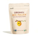 Pollen d'abeille biologique Greenbow - 100% certifié USDA biologique, non-OGM, pur et naturel Pollen d'abeille - Superaliment emballé avec/protéines, vitamines et minéraux (8oz)