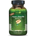 Irwin Naturals Power to Sleep PM Melatonin-Free – Natural Sleep Support with Ashwagandha, Magnesium, GABA & L-Theanine – Promotes Calm Mind, Restful Sleep & Well-Being – 50 Soft-Gels