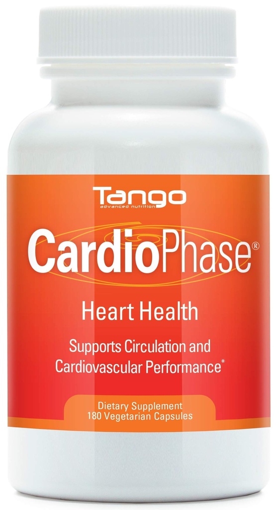 Supplément de soutien cardiaque naturel pour la circulation et la performance cardiovasculaire en santé (180 capsules végétariennes)