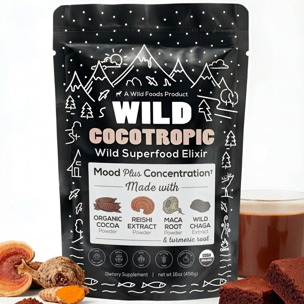 Biologische Cocotrope Paddestoel Hot Cocoa - Paddestoel Koffie Alternatief 