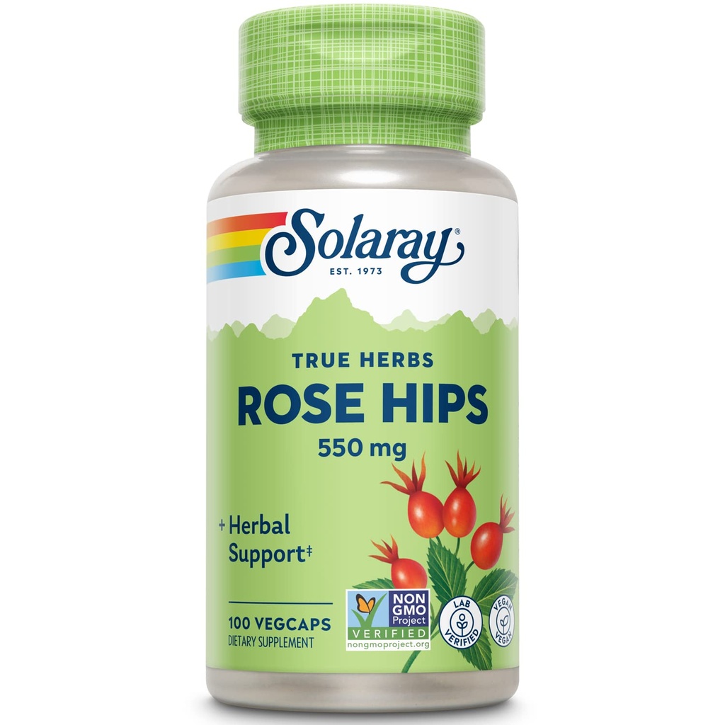 SOLARAY Rose HIPS Fruit 550mg.
