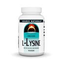 Source Naturals L-Lysine Free Form Powder -Amino Acid Supplement ondersteunt energievorming & collagen* - 100 Gram