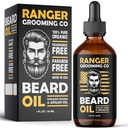 Leven Rose Beard Oil for Men and Baard Softener 100% Pure Natural for Bearded Men, Mustaches, and Moisturized Skin 1 oz by Ranger Grooming Co