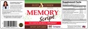 Suzy Cohen Mémoire Script avec Lions Mane, Phosphatidylsérine, Extrait de Thé Vert et Ginkgo - Supplément Soutien Cerveau pour Focus - Capsules Nootropiques pour la Cognition, rappel plus rapide et l'humeur