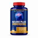 healblend Neuro Plus Focus Booster - Advanced Brain Support Supplement met vitamine B6, B12, Folate - Verbetert het geheugen, concentratie, geestelijke helderheid en cognitieve functie