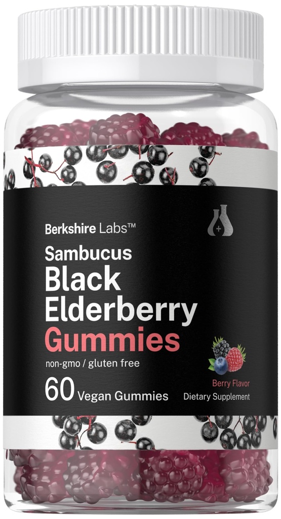 Horbiach Sambucus Zwarte Vlierbessen Gummies 60 Telling 