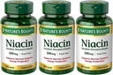 Set van 3 Nature's Bounty Niacin Flush Free 500 mg, 120 Capsules by Maven Gifts