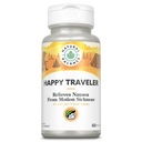 NATURAL BALANCE Happy Traveler - Travel Essentials - Nausea Relief from Motion Sickness with Ginger Root, Peppermint, Vitamin B6 and Magnesium - Lab Verified, 60-Day Guarantee, 30 Servings, 60 VegCaps
