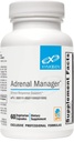 XYMOGEN Adrenal Manager - Adrenal Health Supplement for Everyday Stress Support - Argentinian Bovine Tissues - Pantothenic Acid, Vitamin C, Vitamin B6 - Dairy-Free & Gluten-Free - 60 Capsules
