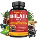 Shilajit Himalaya capsules - 3 maanden levering - gecombineerde Ashwagandha, Ginseng, Saw Palmetto, Maca, Tribulus, Chaga, Black Pepper