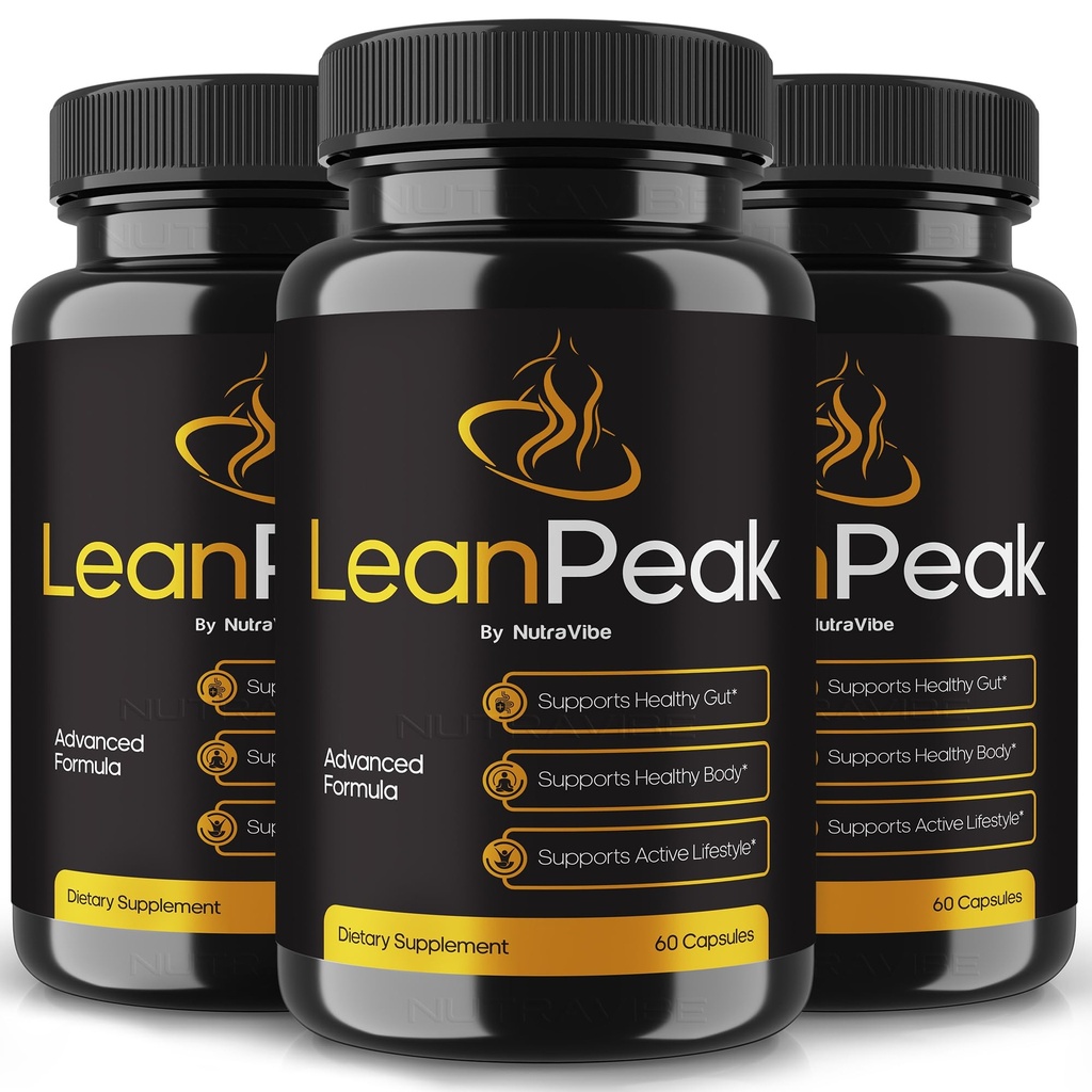(3 Pack) LeanPeak Capsules – Daily Balance Supplement for Energy & Active lifestyle, Natural Ingredients for Healthy Body Shape & Digestion, Easy-to-Swallow Capsule, Non-Habit Forming (180 Capsules)