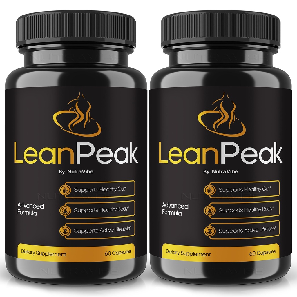 (2 Pack) LeanPeak Capsules – Daily Balance Supplement for Energy & Active lifestyle, Natural Ingredients for Healthy Body Shape & Digestion, Easy-to-Swallow Capsule, Non-Habit Forming (120 Capsules)