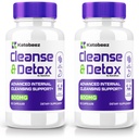 (2 Pack) Ketobeez Weight Loss Pills, Advanced Cleanse and Detox Formula, Premium Keto Supplement, All-Natural Internal Cleansing Support, Official Keto Beez Pastilas Reviews (120 Capsules)